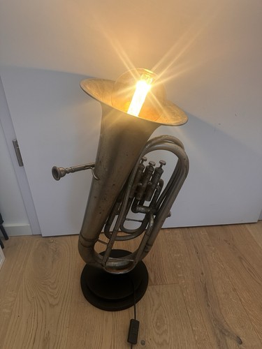 Antike tuba lampe millereau - antike, tuba-lampe