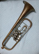 Alte Trompete Messing mit